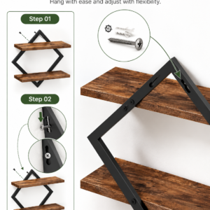 2 Tier Wall Shelf 1