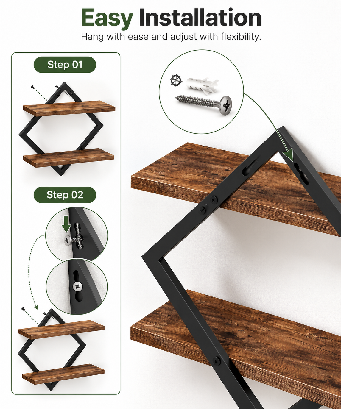 2 Tier Wall Shelf 1 2 Tier Wall Shelf 1