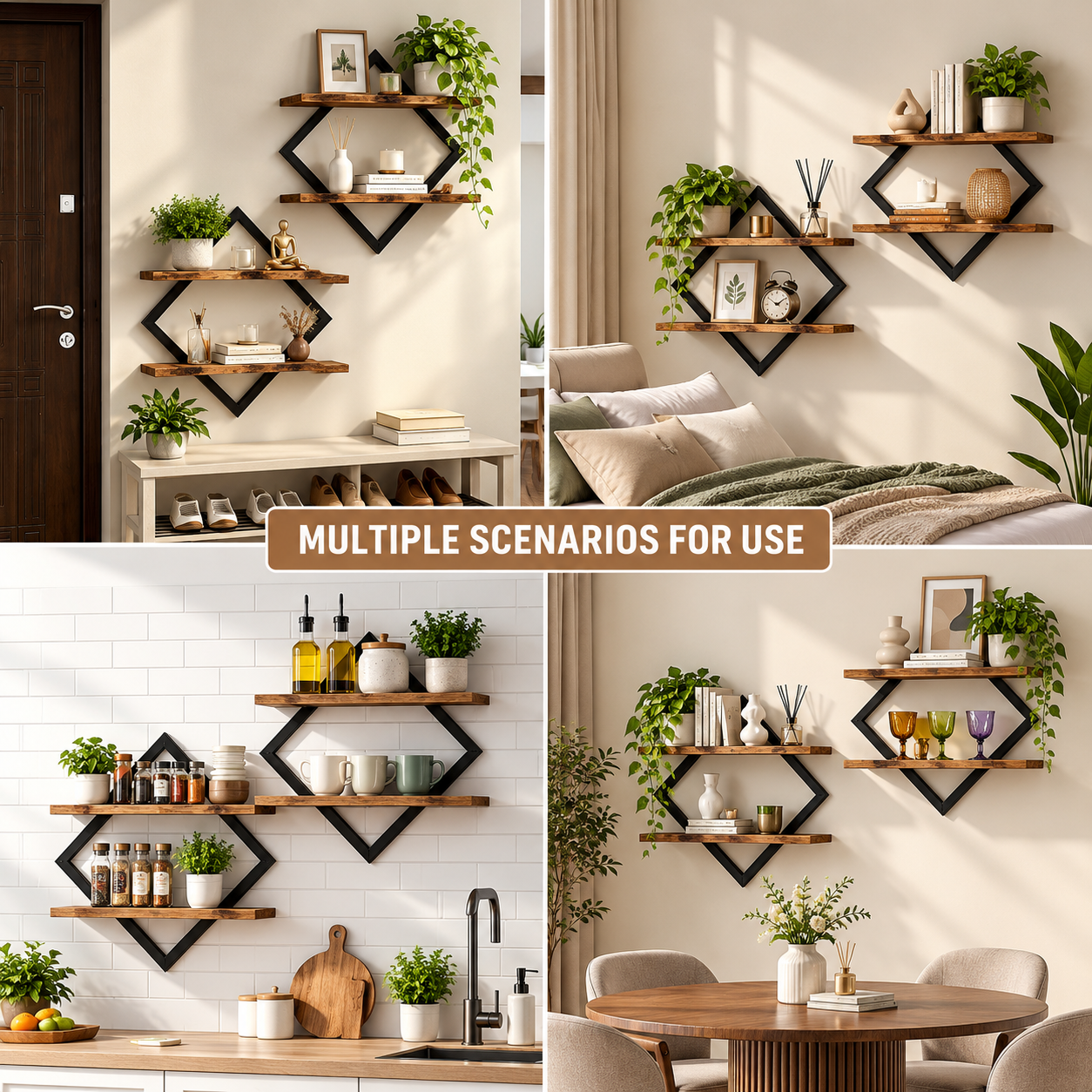 2 Tier Wall Shelf 3
