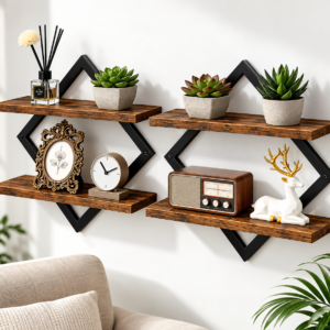 2 Tier Wall Shelf