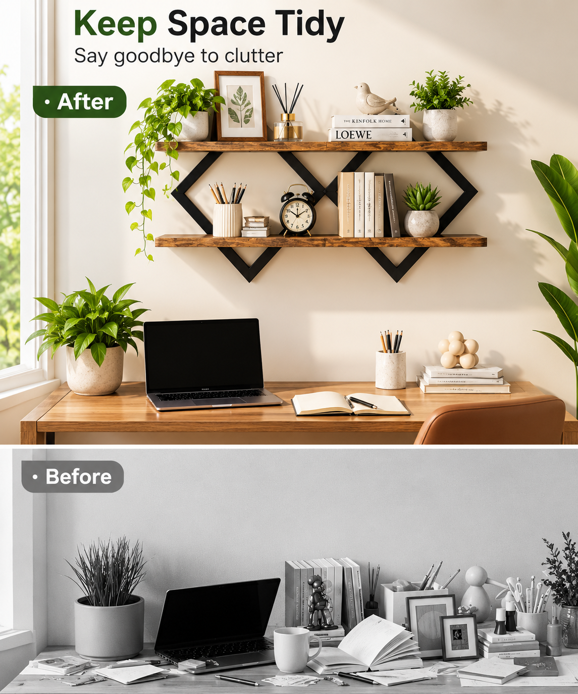 2 Tier Wall Shelf 4