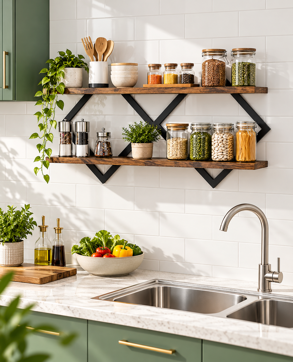 2 Tier Wall Shelf 6 2 Tier Wall Shelf 6