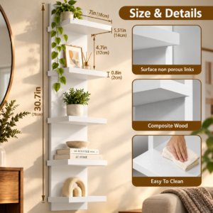 5 Tier Wall Shelf 6