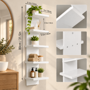 5 Tier Wall Shelf 7