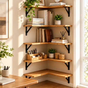 Corner Floating Shelves 1