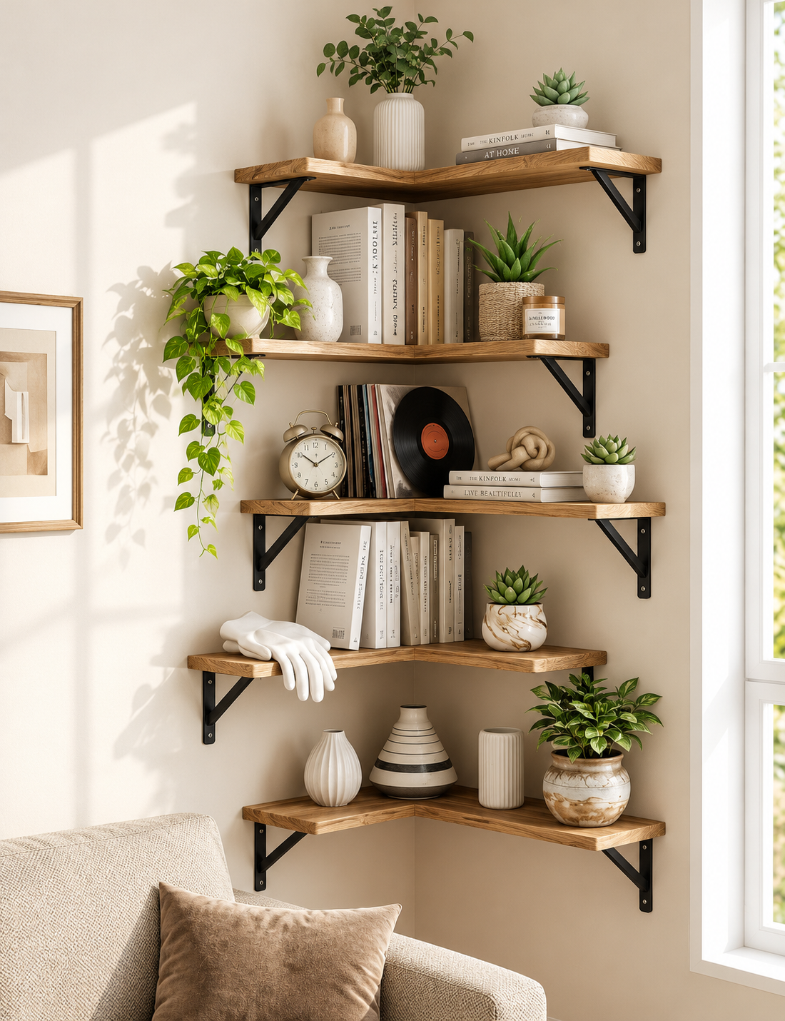 Corner Floating Shelves 3