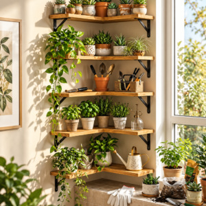 Corner Floating Shelves 4