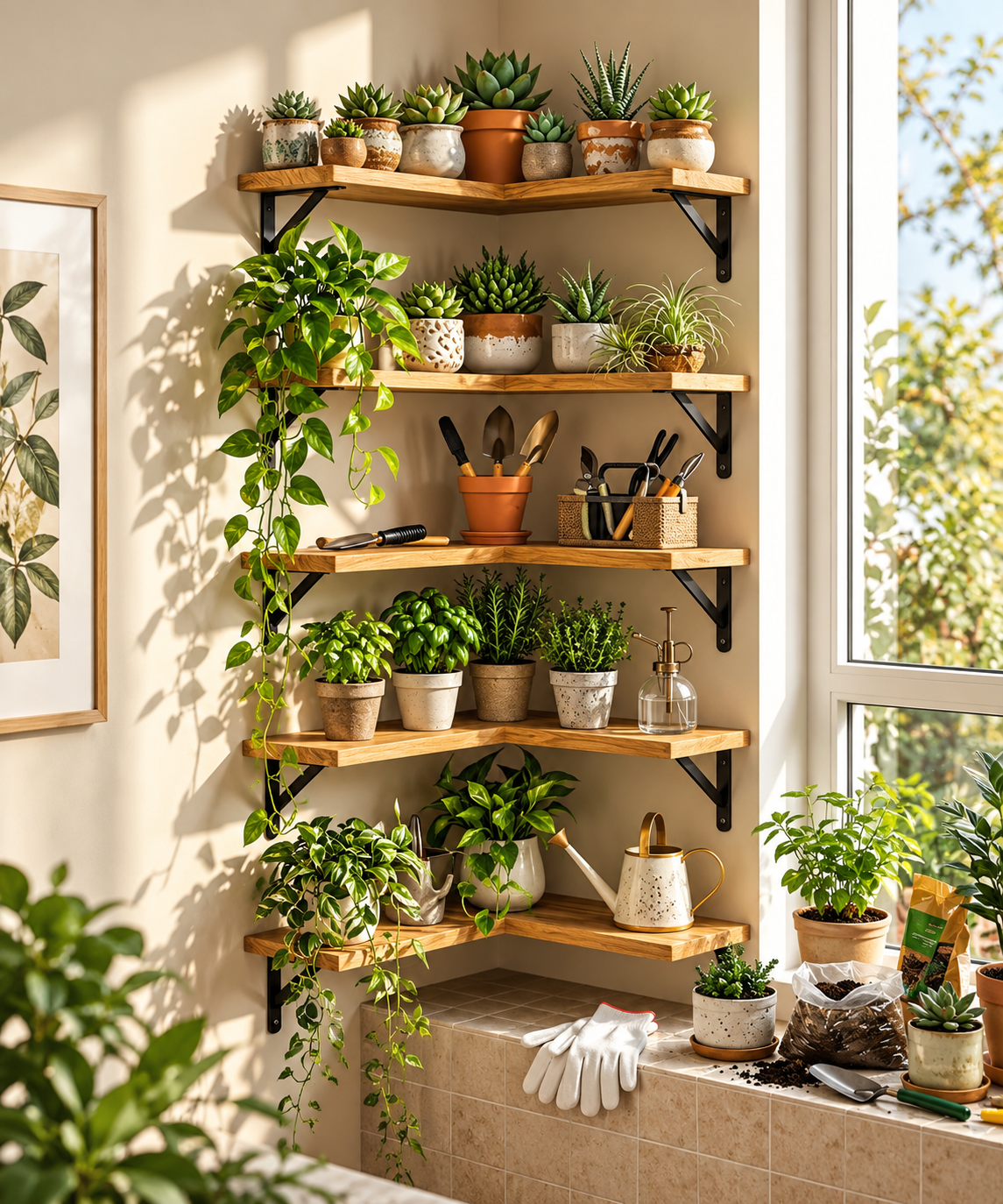 Corner Floating Shelves 4 Corner Floating Shelves 4