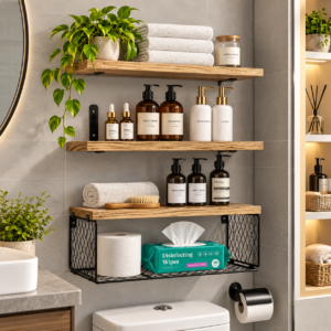Farmhouse Bathroom Shelves 4