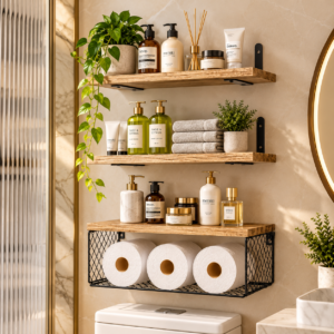 Farmhouse Bathroom Shelves 6