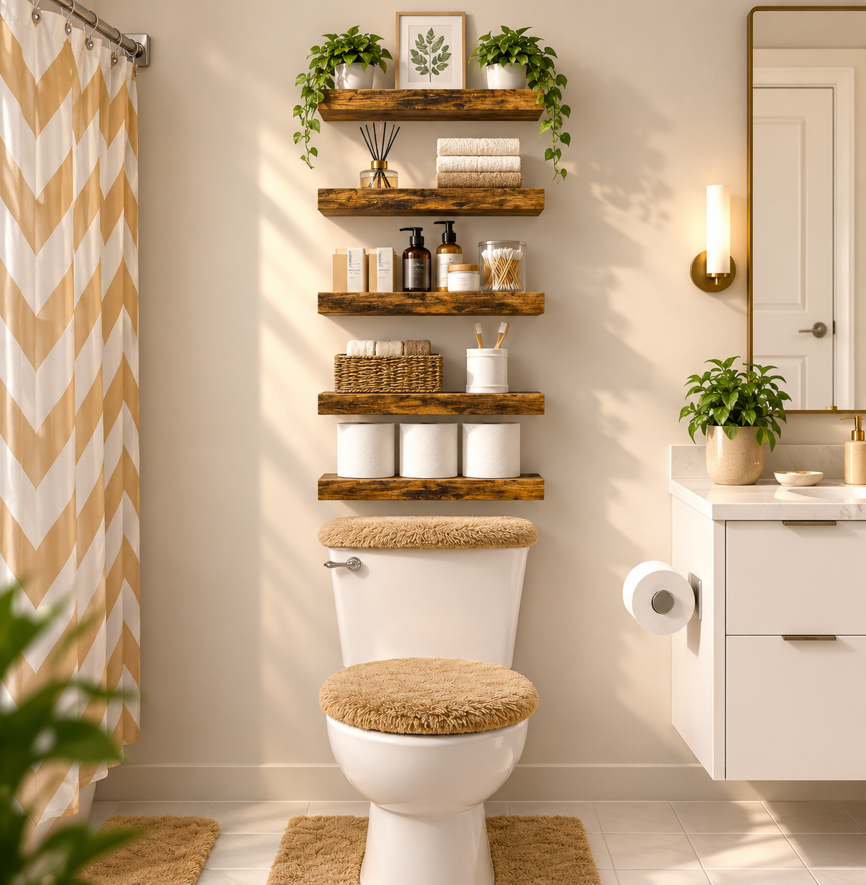 Farmhouse Floating Shelves 2