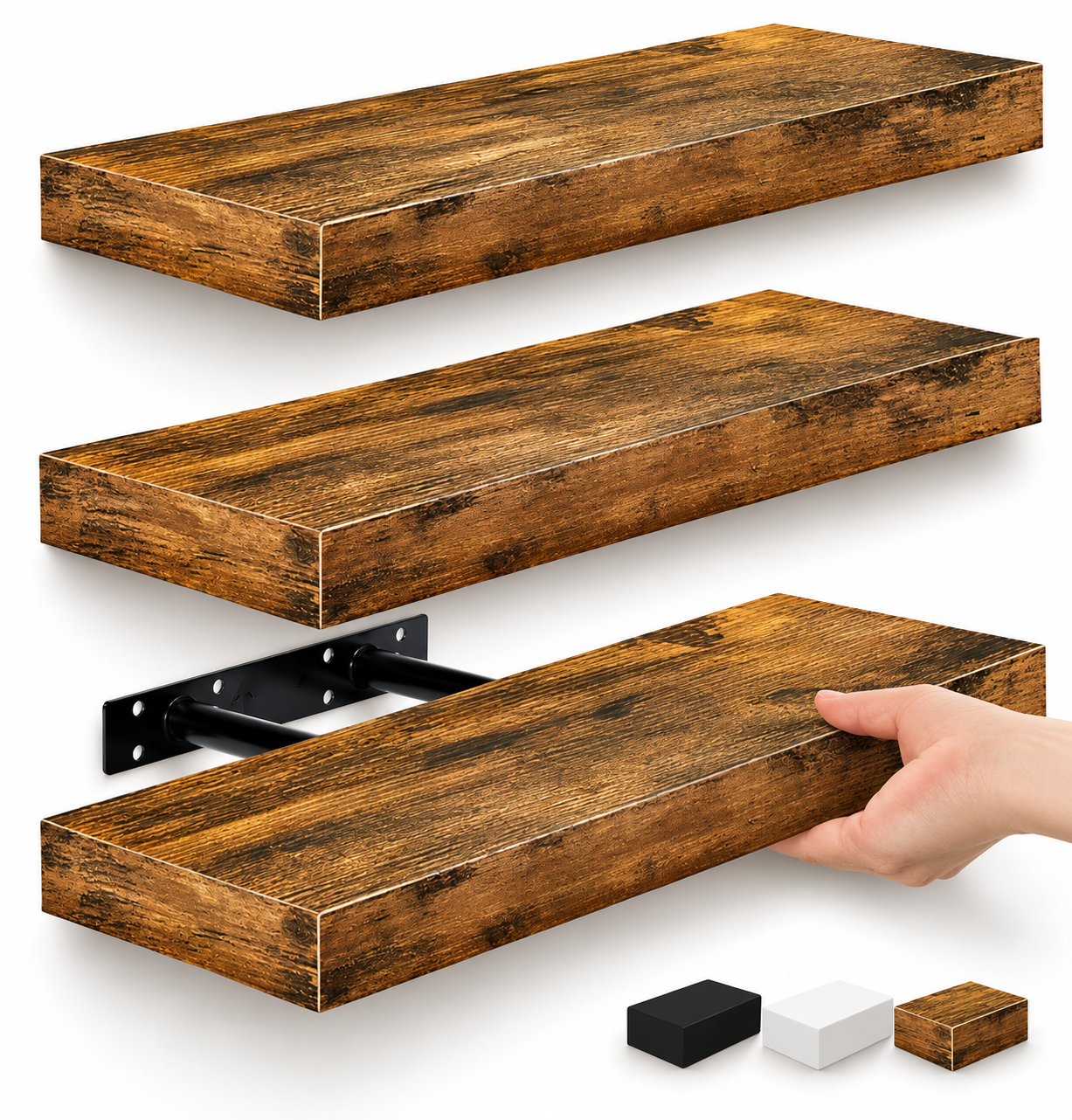 Farmhouse Floating Shelves 4 Farmhouse Floating Shelves 4