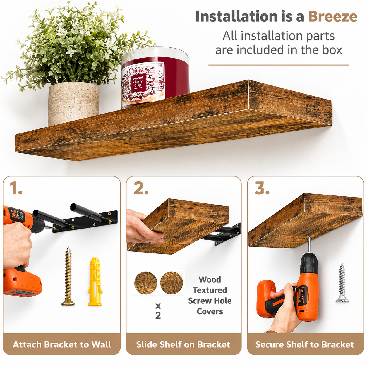 Farmhouse Floating Shelves 7 Farmhouse Floating Shelves 7