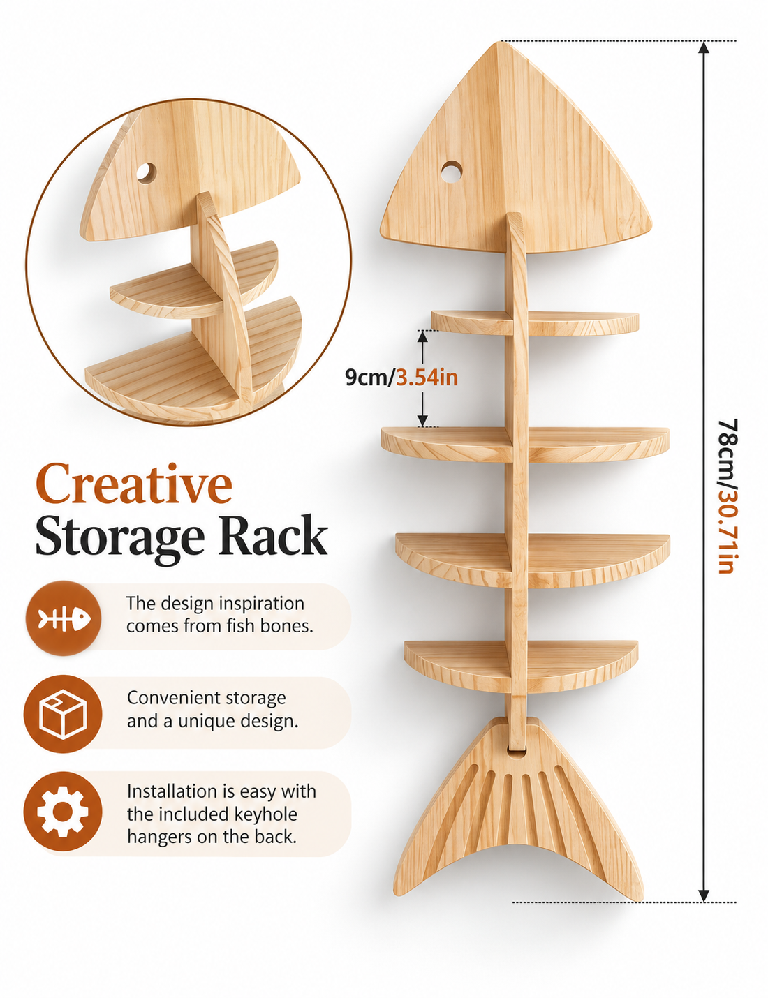 Fishbone Wall Shelf 2 Fishbone Wall Shelf 2