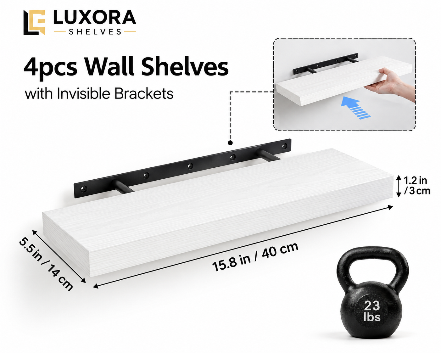 Floating Shelves With Invisible Brackets 9 Floating Shelves With Invisible Brackets 9
