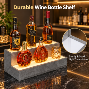 LED Liquor Bottle Display Shelf 2
