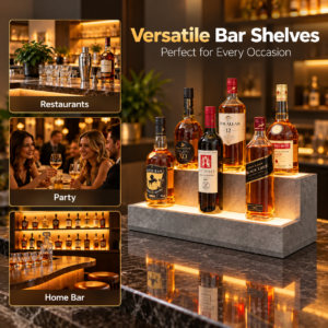LED Liquor Bottle Display Shelf 4