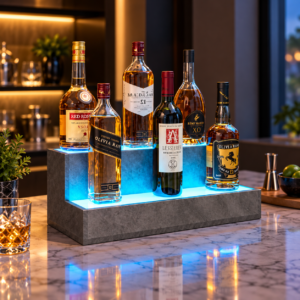 LED Liquor Bottle Display Shelf 5