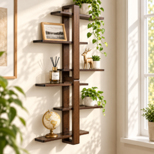 Mid Century Modern Floating Shelves 6