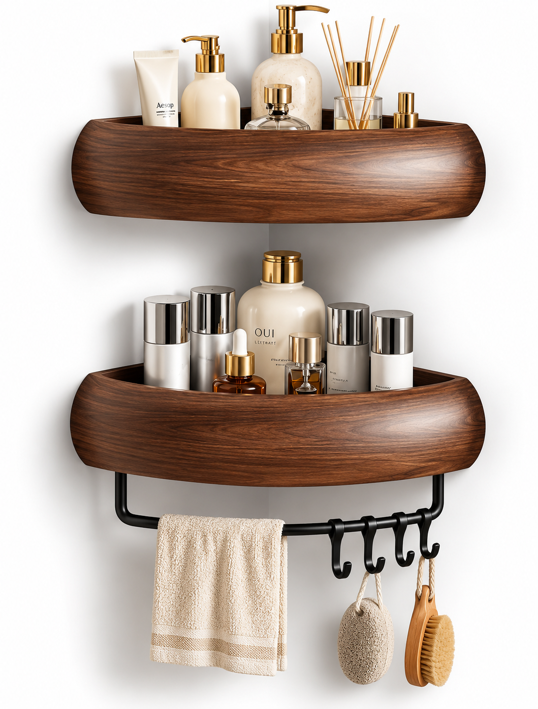 No Drill Wall Shelf No Drill Wall Shelf