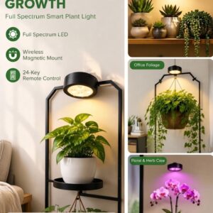Plant Shelf With Grow Light 1