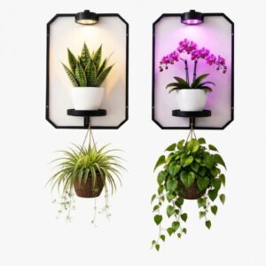 Plant Shelf With Grow Light