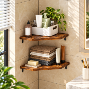Rustic Corner Shelves 4