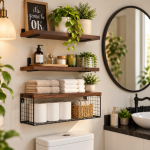 Toilet Paper Storage Shelf 1