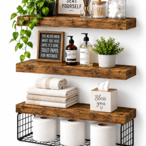 Toilet Paper Storage Shelf