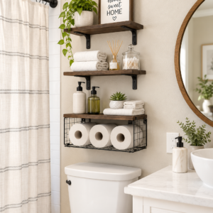 Toilet Paper Storage Shelf 4