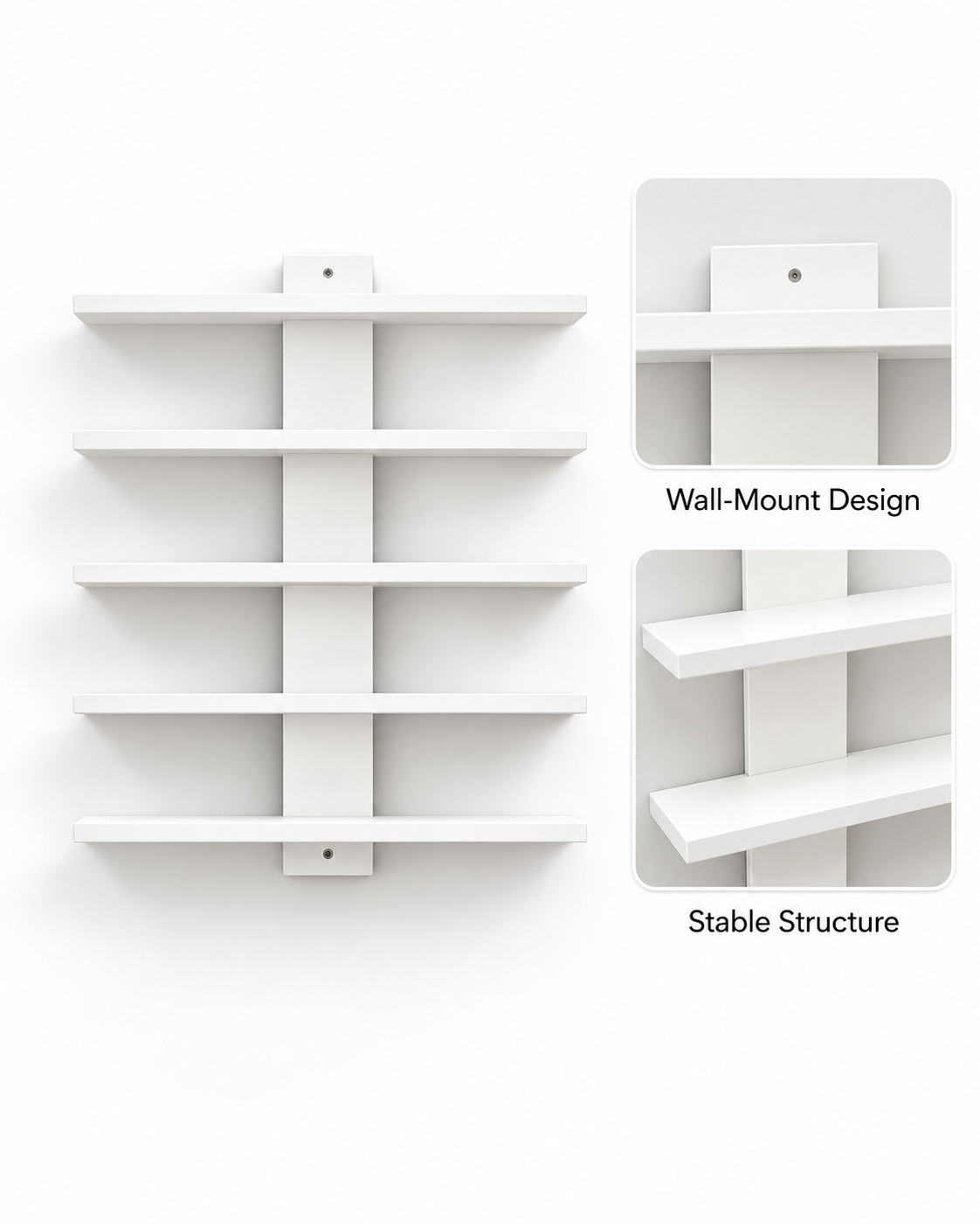 Wall Mounted Display Shelf 12