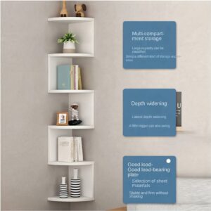 White Acrylic Corner Shelf 2