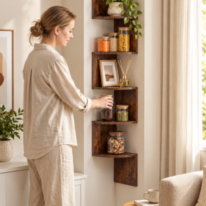 Wooden Corner Shelf 1