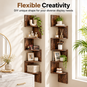 Wooden Corner Shelf 5
