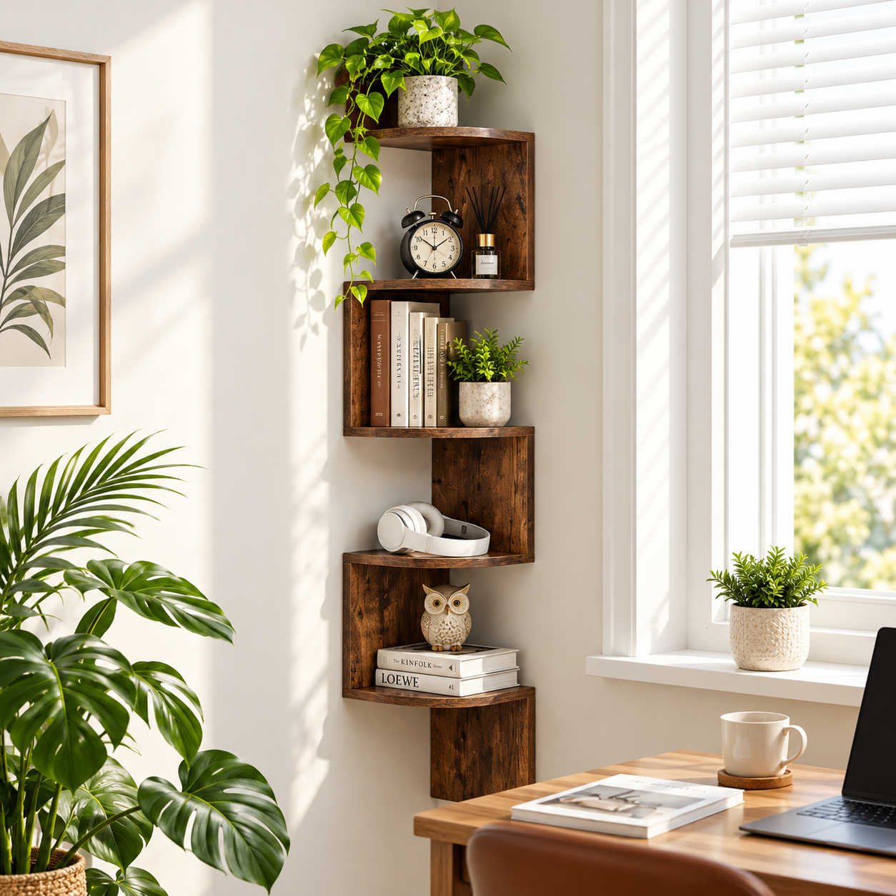 Wooden Corner Shelf 7 Wooden Corner Shelf 7