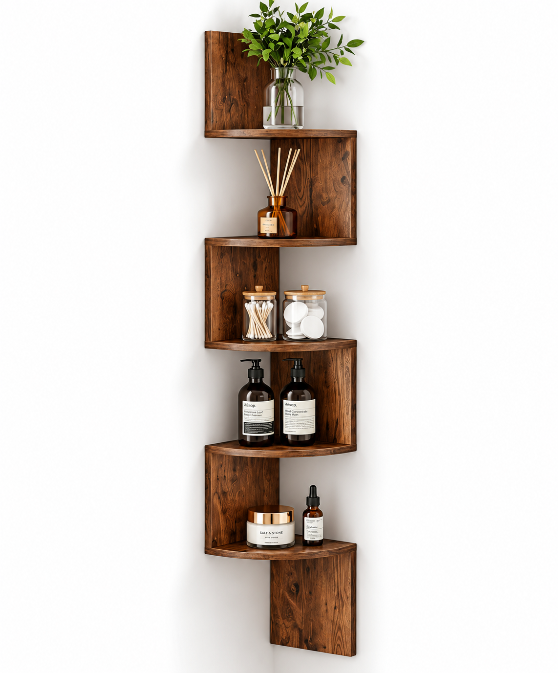 Wooden Corner Shelf Wooden Corner Shelf