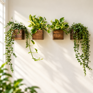 Wooden Wall Planter Shelf 8